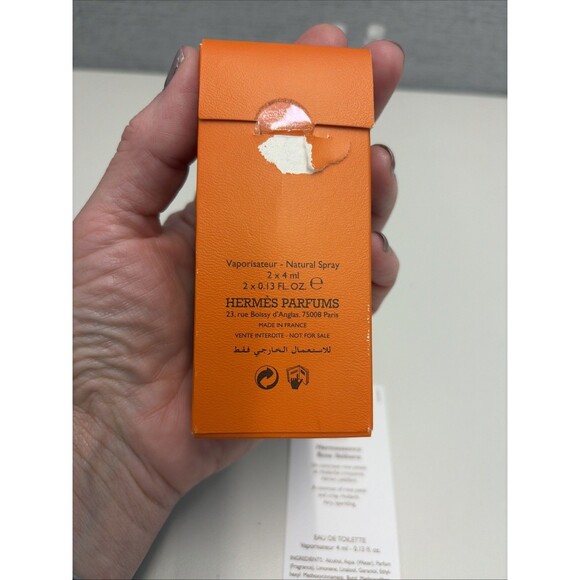 Hermes Hermessence Ambre Narguile & Agar Ebene EDT Large Sample Sprays 4ml Each - Picture 6 of 6